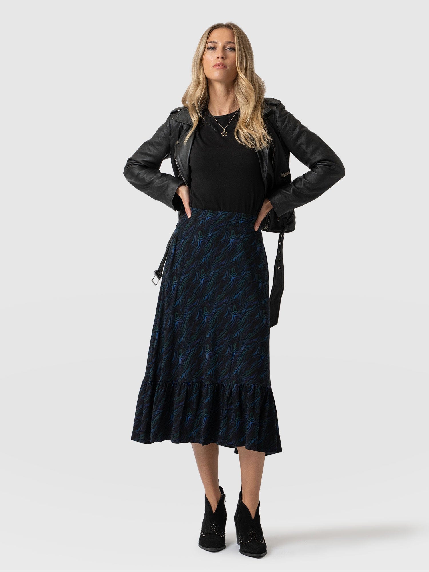 Riley Skirt - Galactic Wave